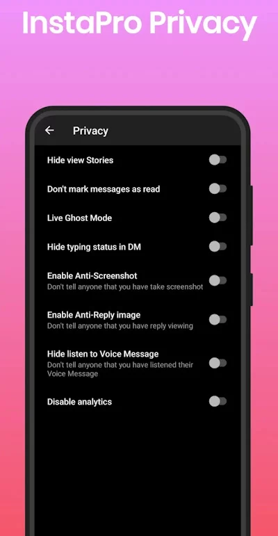 instapro-privacy